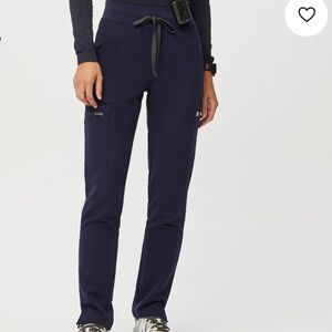 Figs Yola Scrub Pants Navy